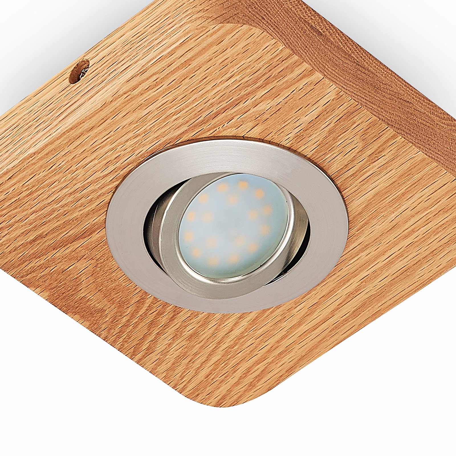 Mikari LED Lámpara de Techo Wood - Lindby