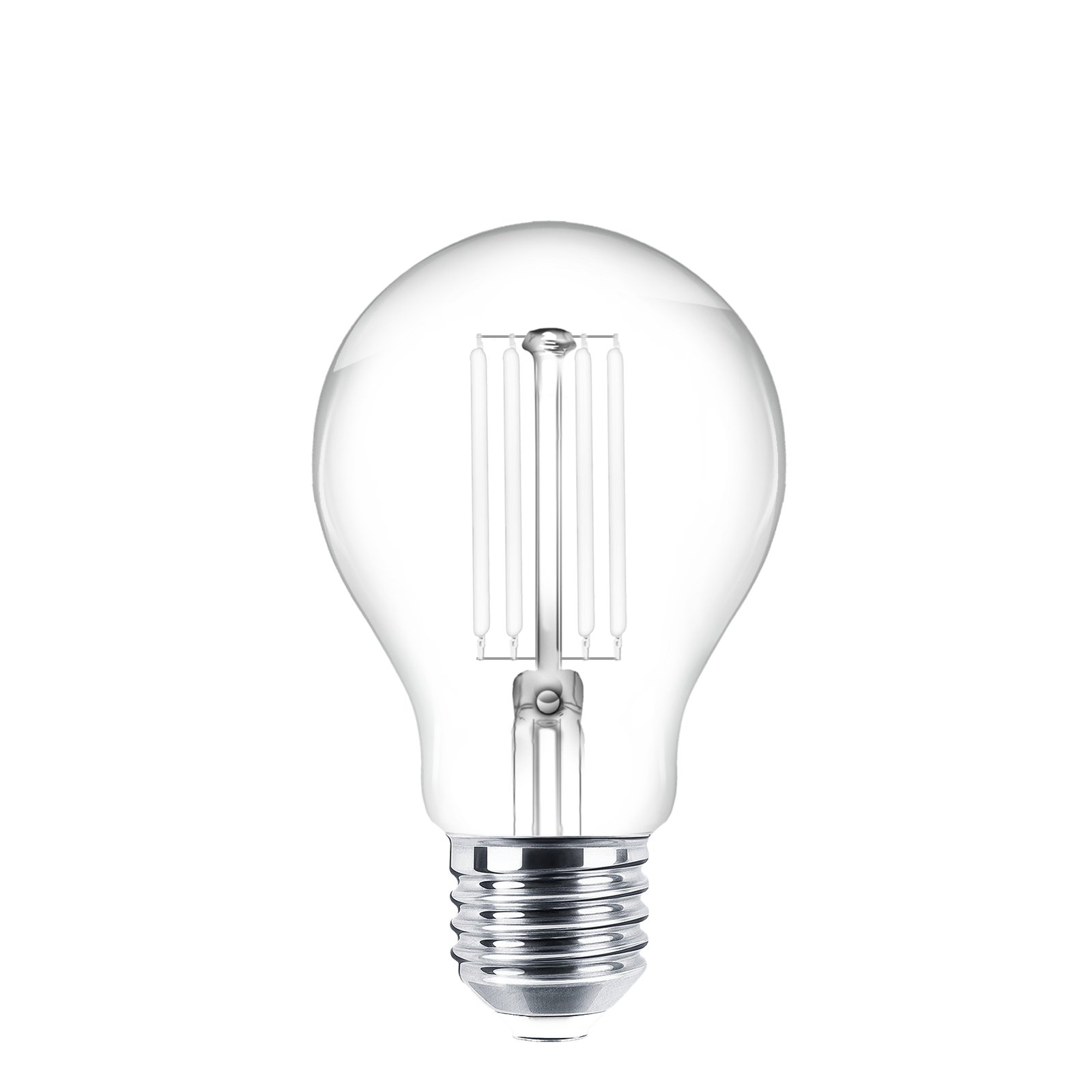 Prios LED-Leuchtmittel E27 weißes Filament klar 4 W 2.700 K