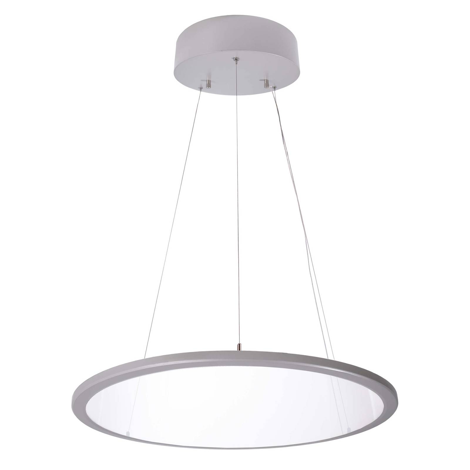 Lampa wisząca LED 3420 okrągła, 4 000 K aluminium