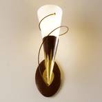 Single-bulb wall lamp Torcia Spirale