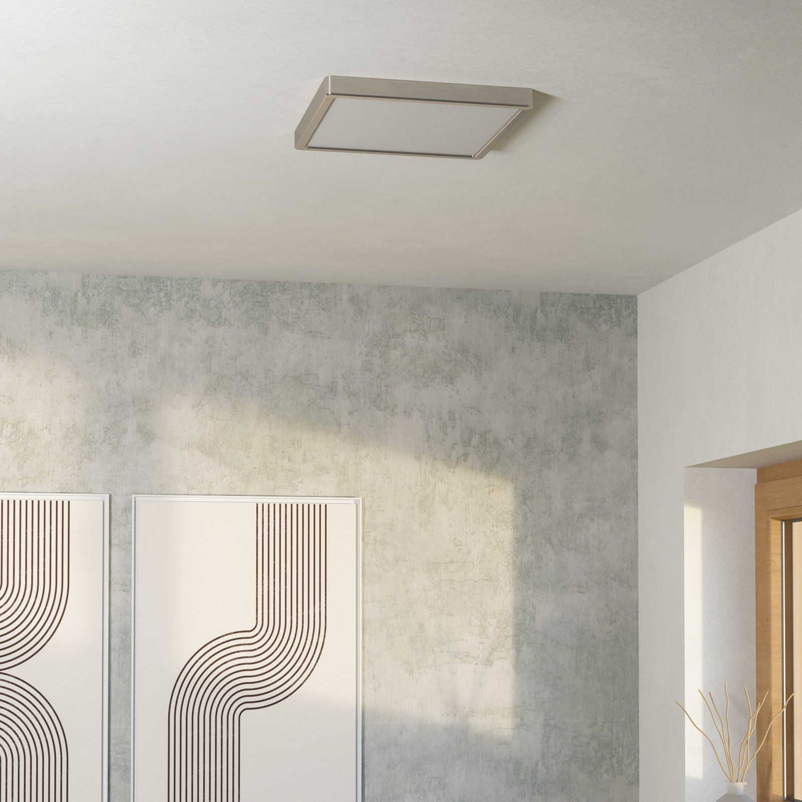 EGLO connect Smart LED opbouwlamp Fueva 6-Z, grijs, 29 cm