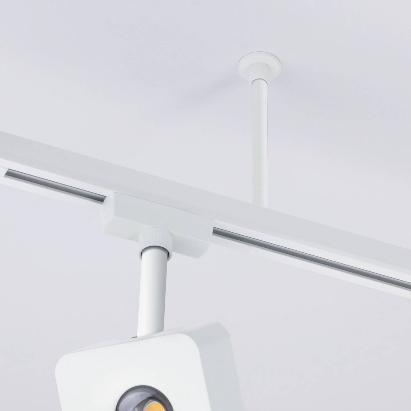 Suspension Paulmann URail, blanc signal, métal
