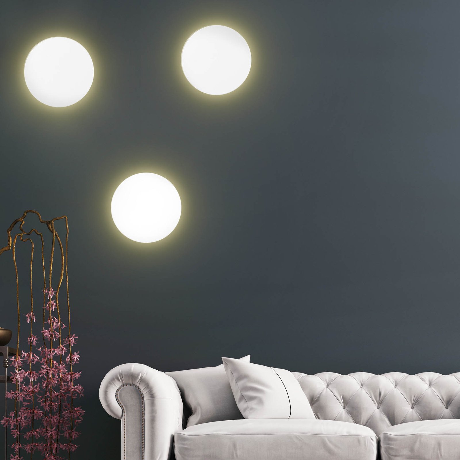 Lunia New wall light, white