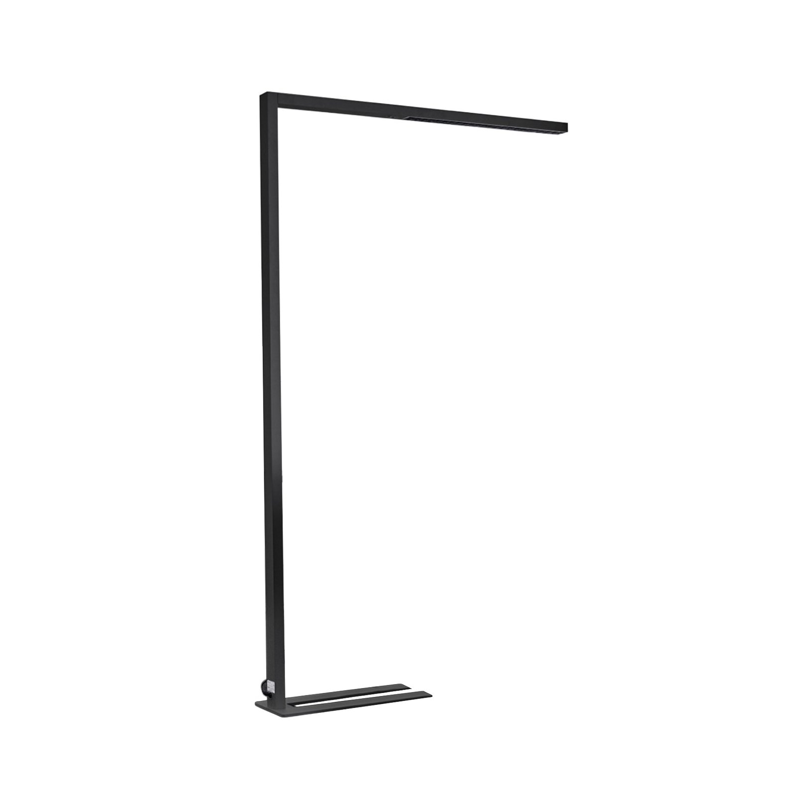 Arcchio LED-Büro-Stehlampe Jolinda, schwarz, 4000K, Sensor