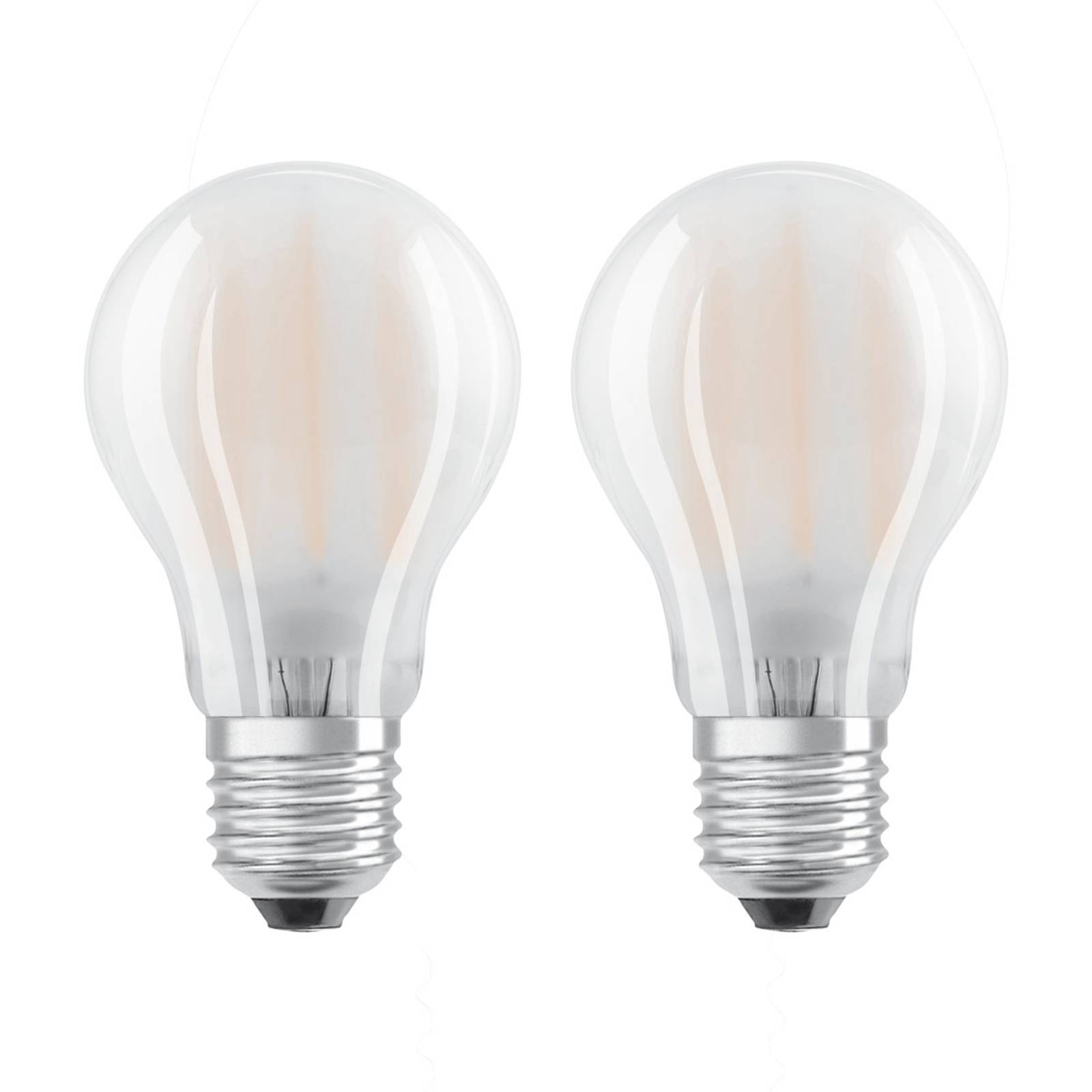 OSRAM żarówka LED E27 6,5W ciepła biel 2 szt.