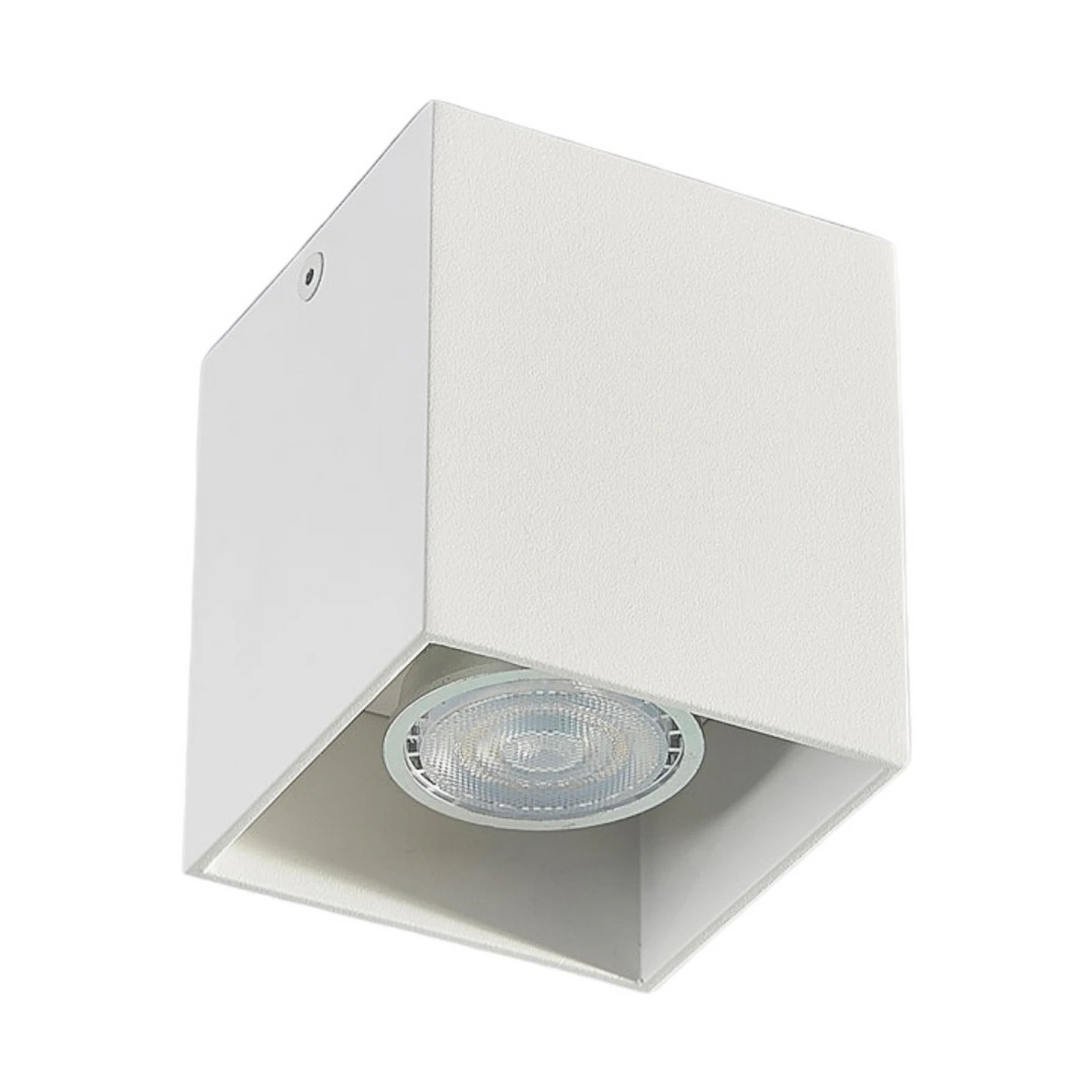 Spot pour plafond angulaire Carson, blanc