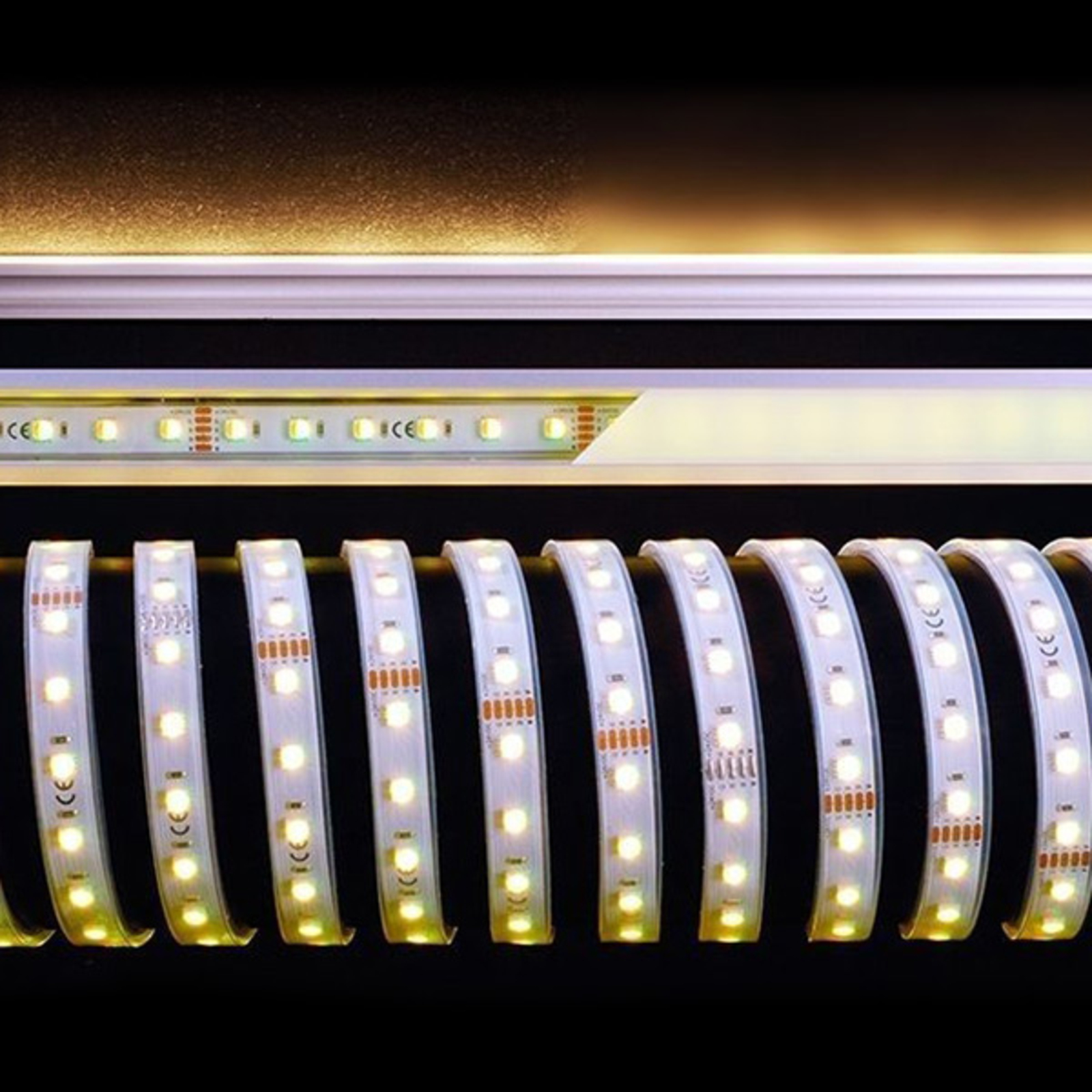 Flexibler LED-Strip IP67 5m 450-630nm + weiß