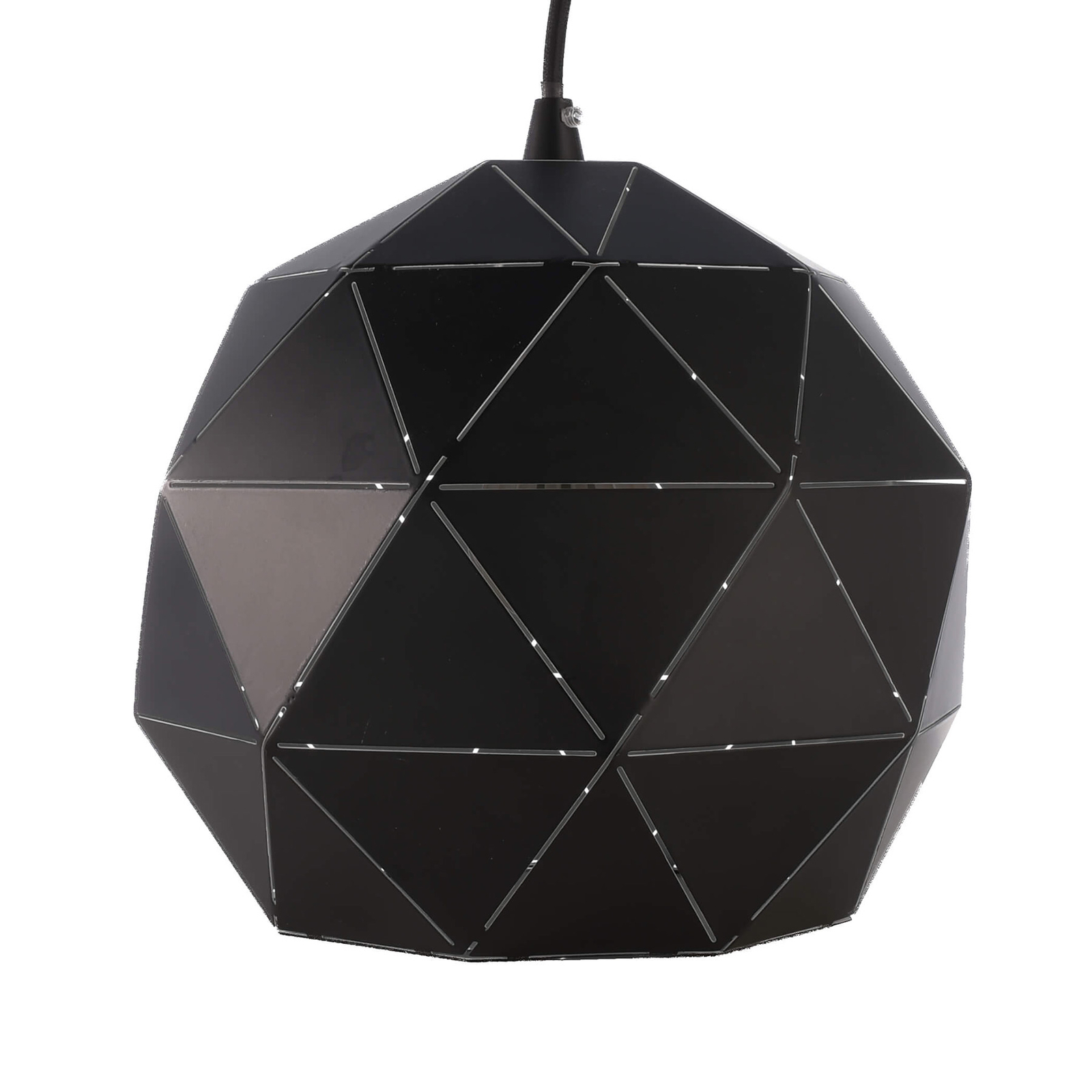 Hanglamp Asterope, Ø 25cm rond, zwart