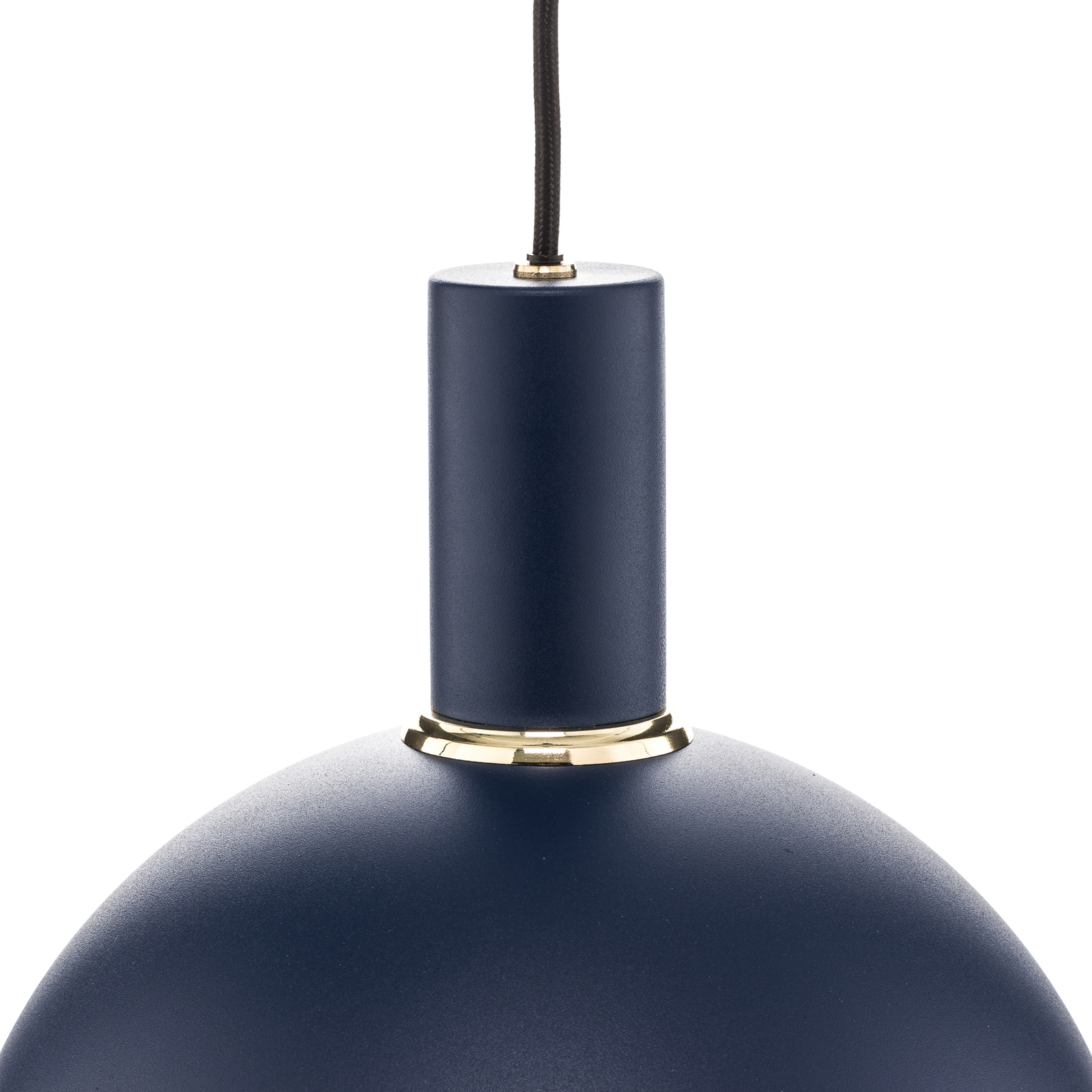 Závesná lampa Selma, 1-plameňová, modrá Ø 22 cm