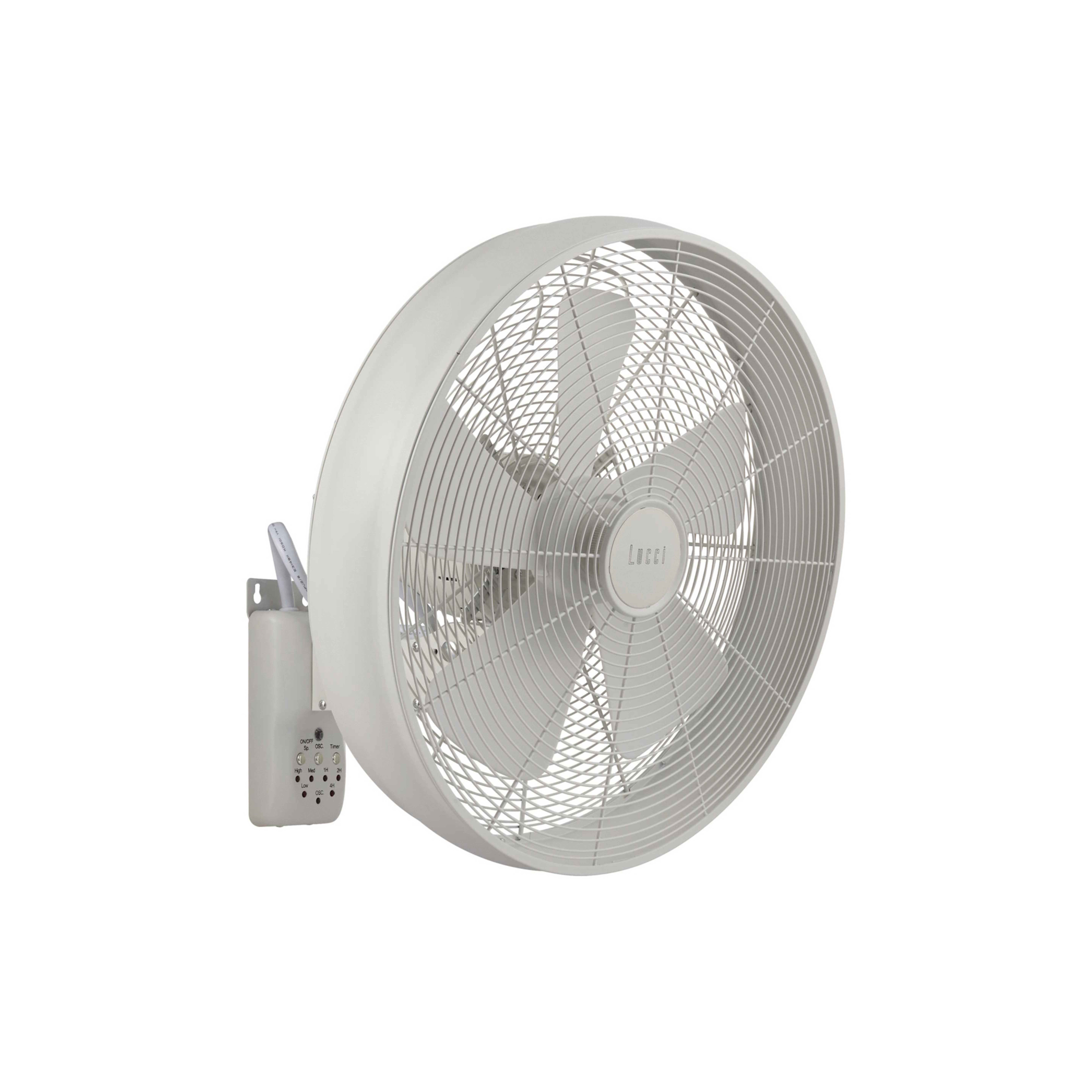 Zidni ventilator Breeze, bijeli, Ø 41 cm, tih - Beacon