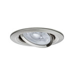 Lámpara empotrable Paulmann NOVA, de hierro, Ø 9 cm, orientable, 827, atenuable