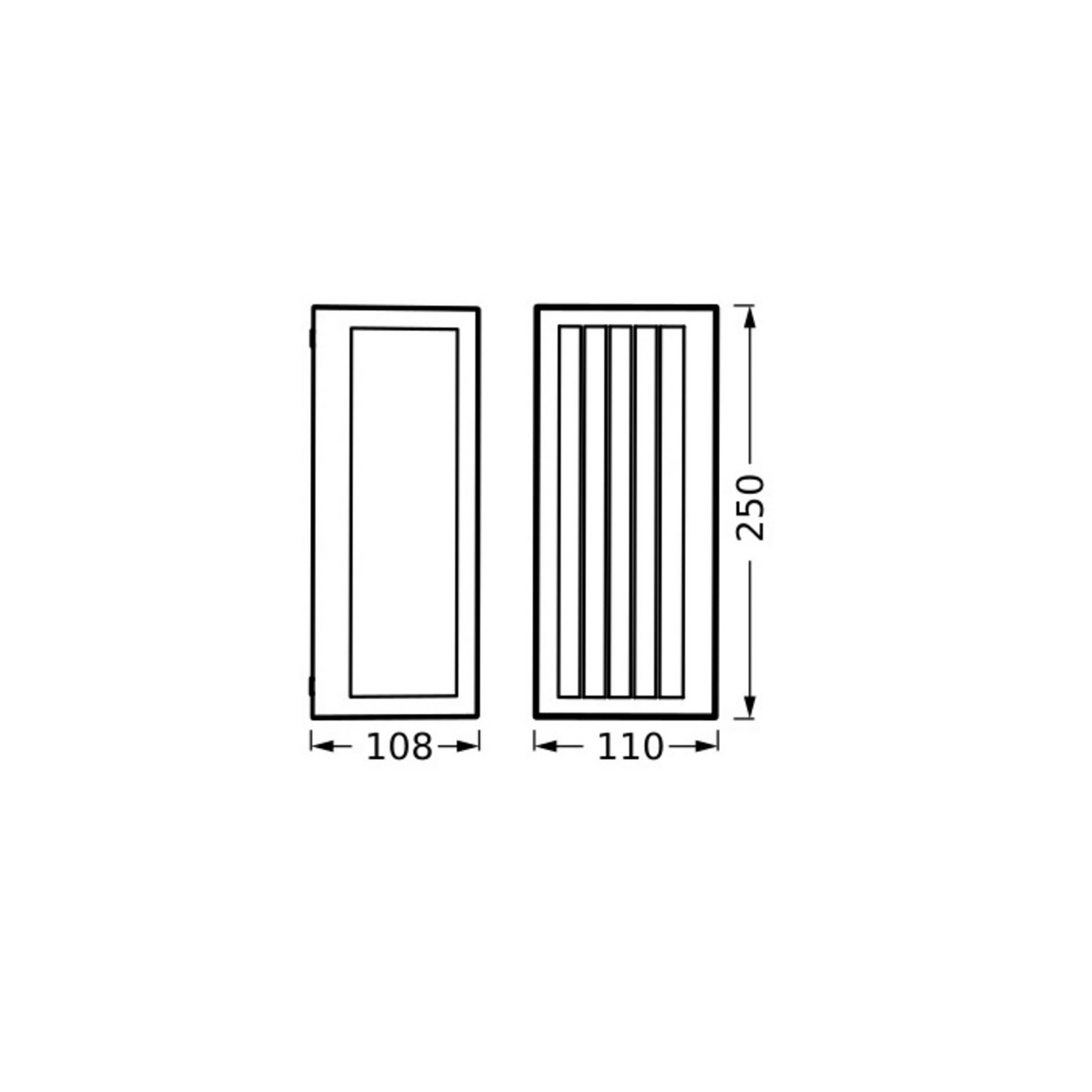 OSRAM applique da esterno ENDURA CLASSIC RADICK, grigio scuro, IP65