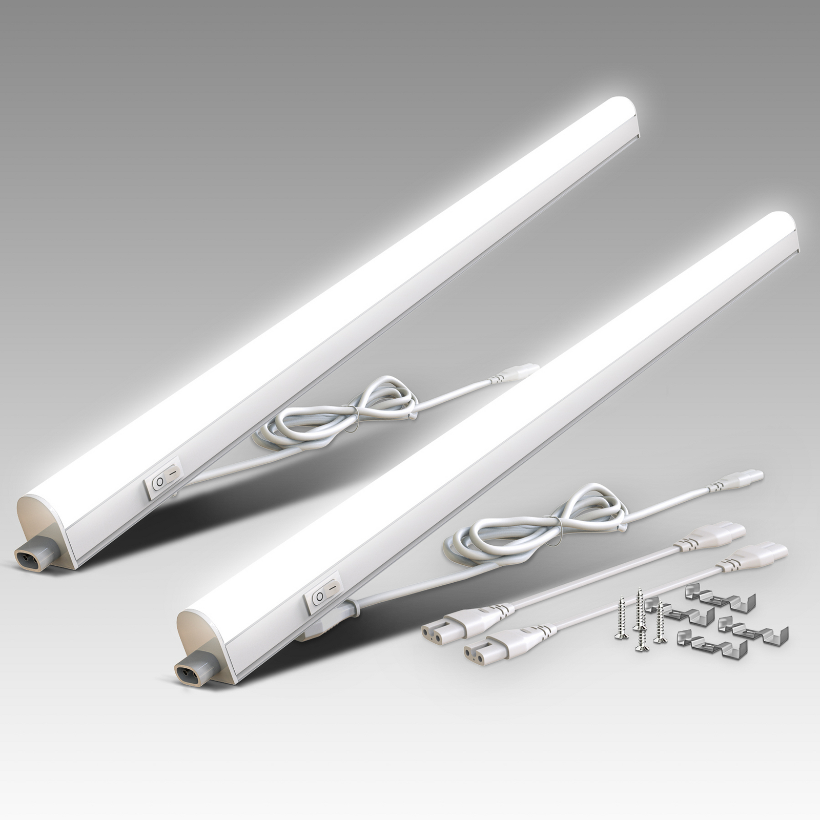 LED meubelverlichting Xaver, lengte 87,3 cm, set van 2 stuks 4000 K LED meubelverlichting Xaver, lengte 87,3 cm, set van 2 stuks 4000 K