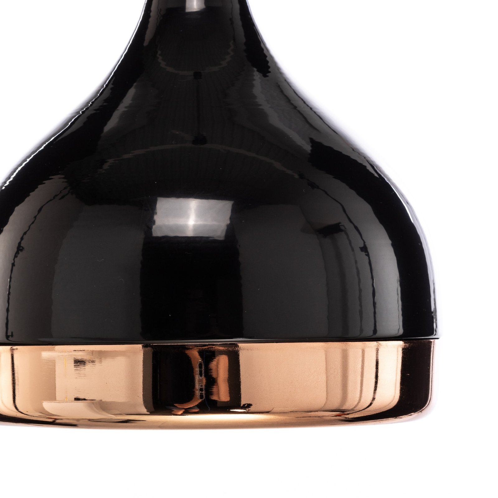 Hanglamp Yildo 6866 1-lamp Ø17cm zwart/koper