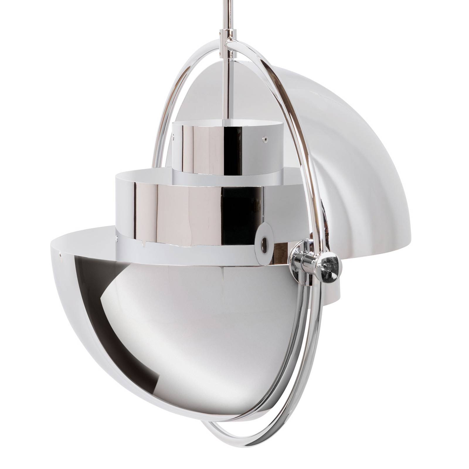 Lampa wisząca Gubi Lite, Ø 36 cm, chrom/chrom