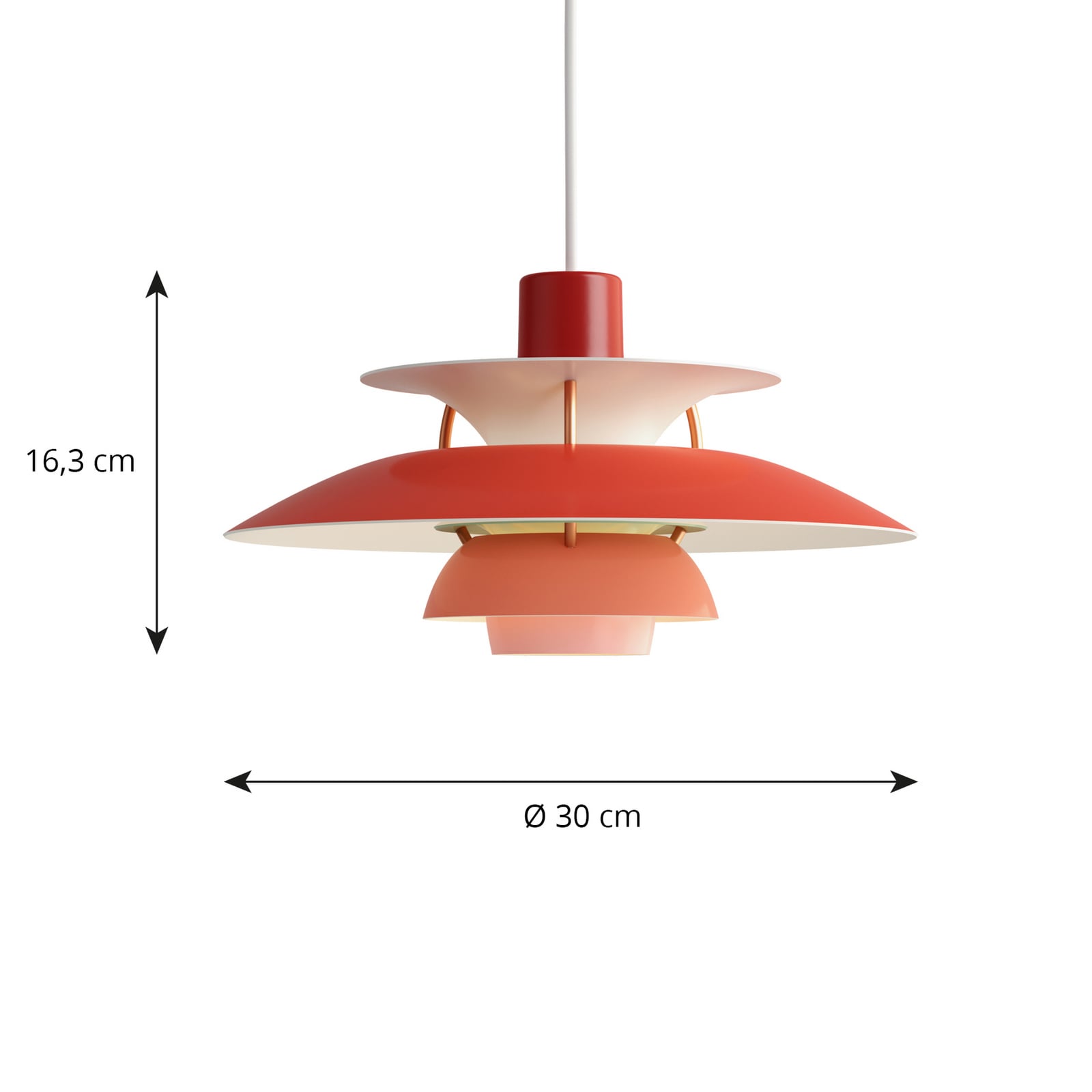 PH 5 Mini Lampada a Sospensione Red - Louis Poulsen
