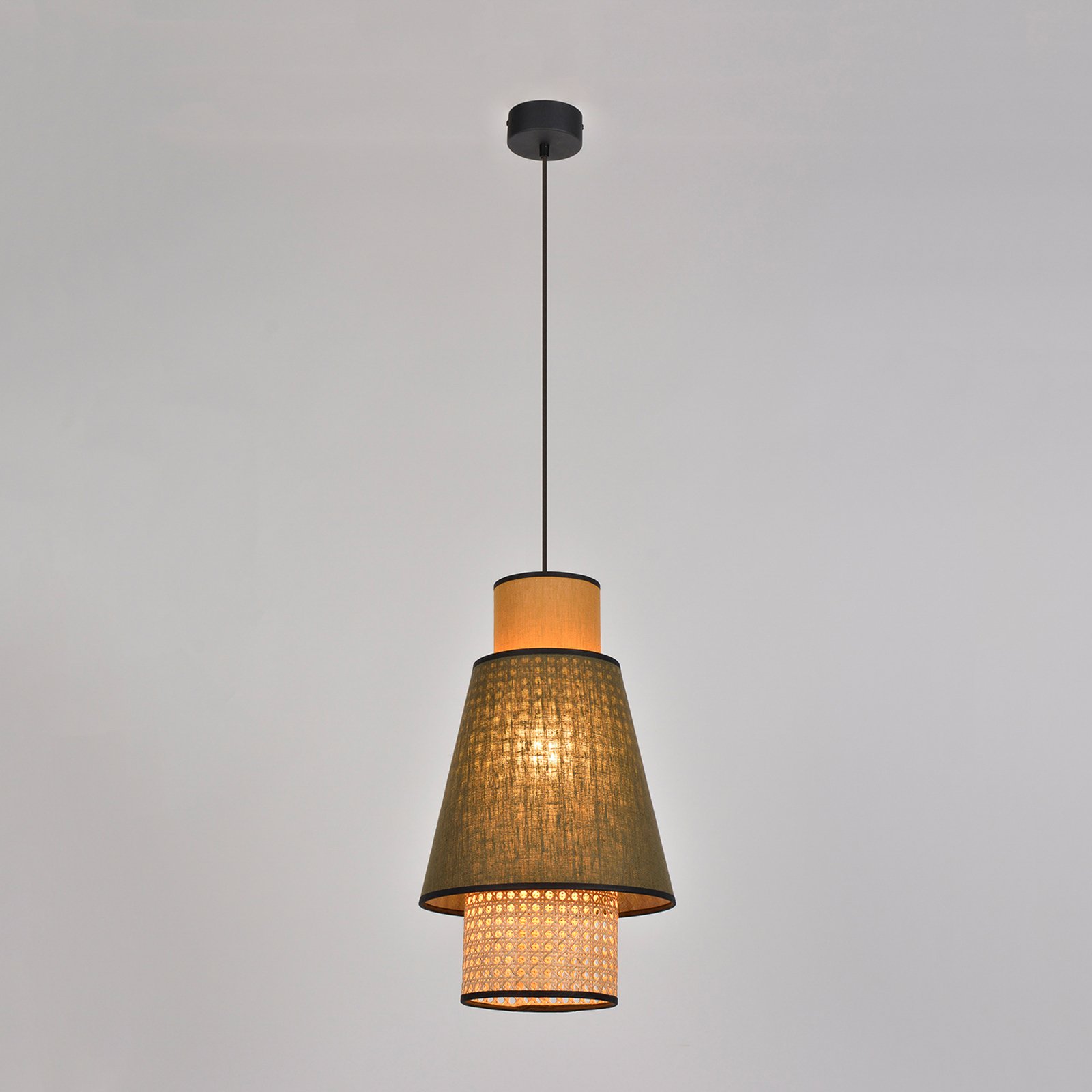 Singapour S Hängeleuchte khaki/curry - MARKET SET Singapour S Hängeleuchte khaki/curry - MARKET SET