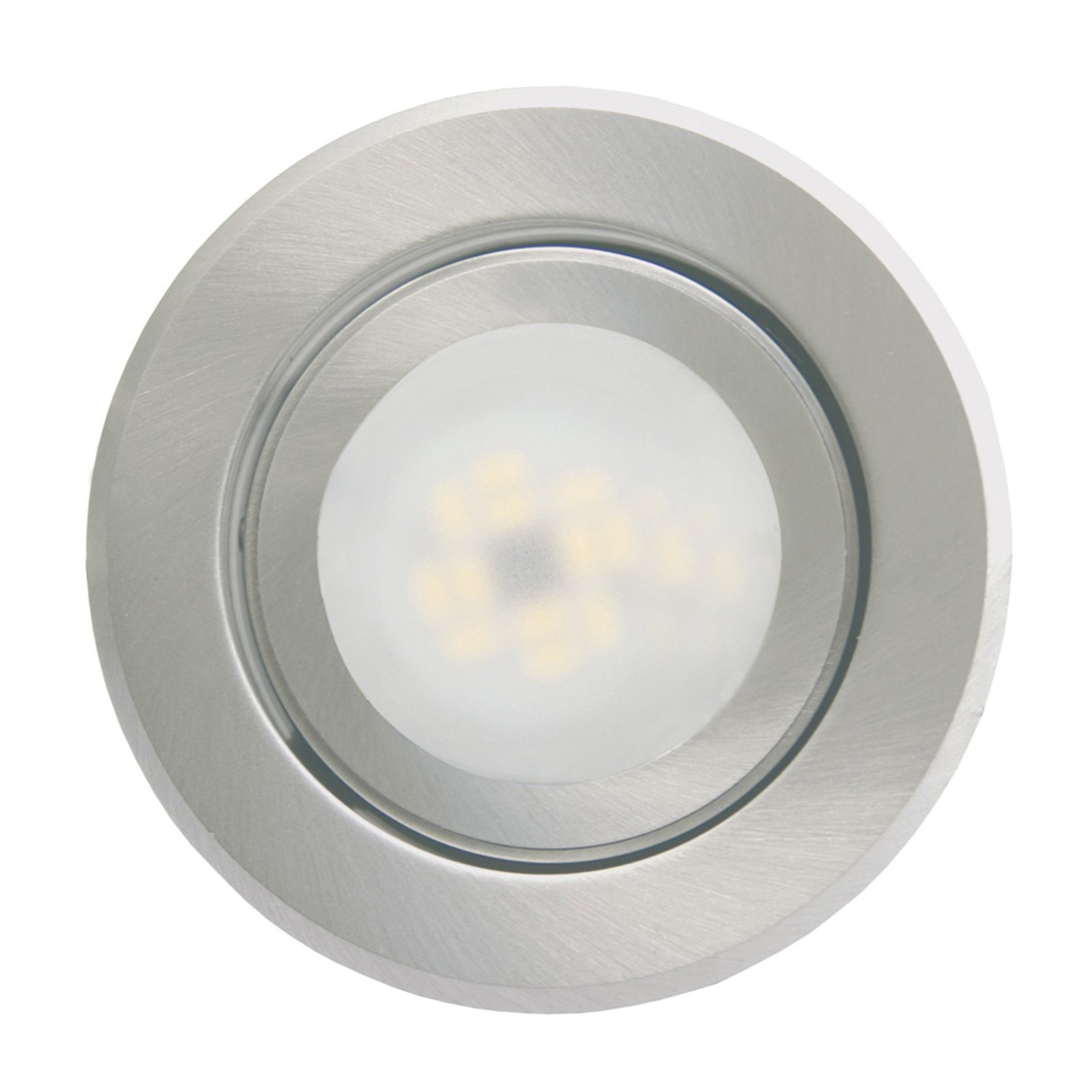 Recessed light Joanie with LED, brushed aluminium