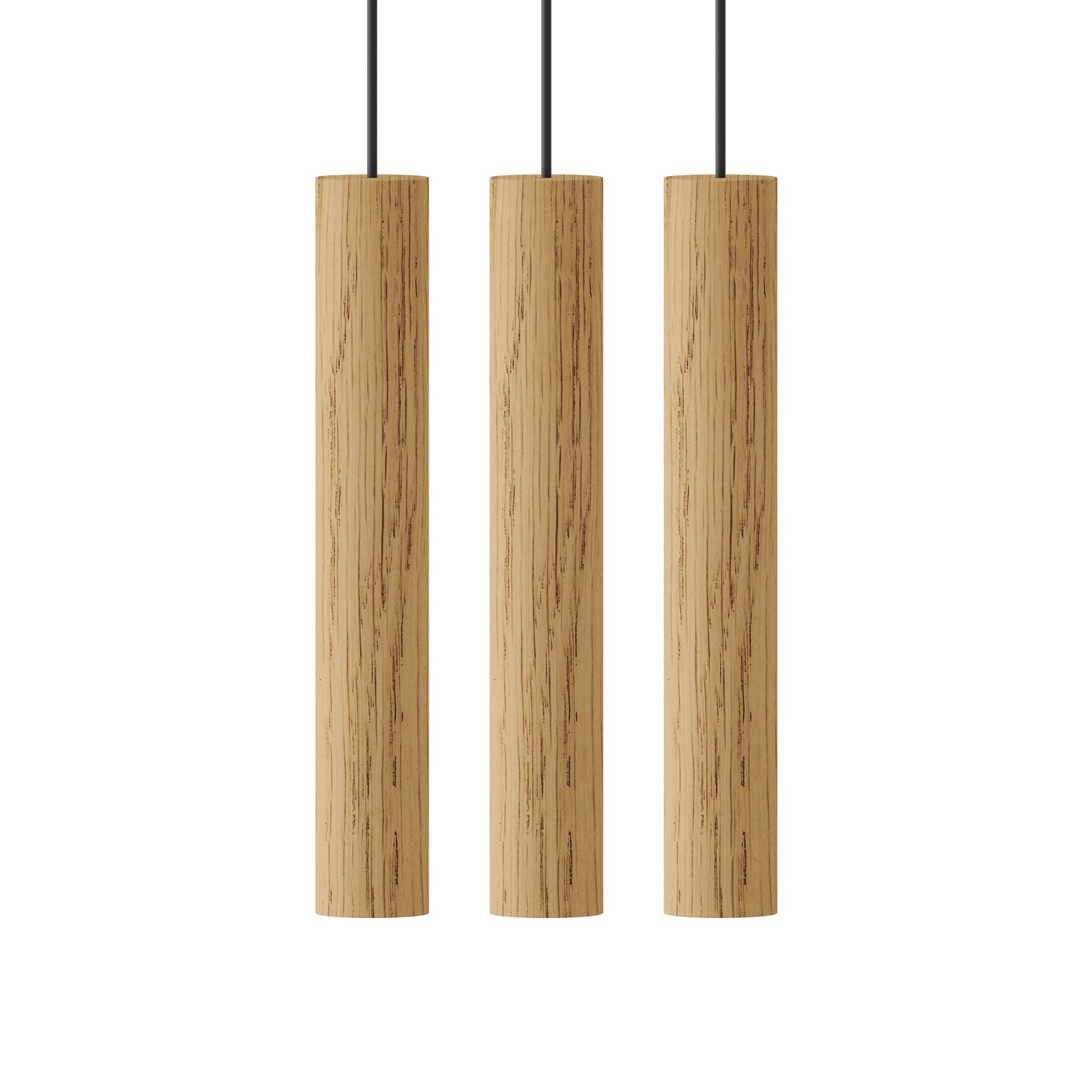 Chimes Cluster 3 Závěsné Světlo Oak - UMAGE