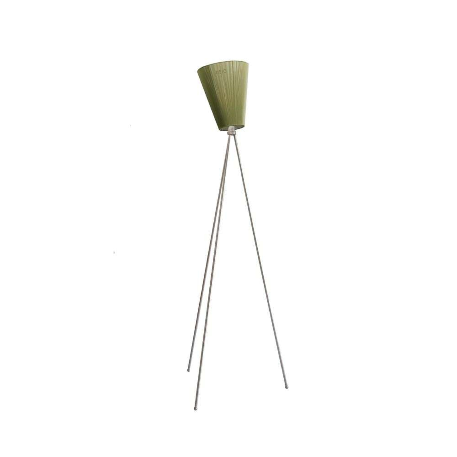 Oslo Wood Stojaca Lampa Steel/Olive - Northern