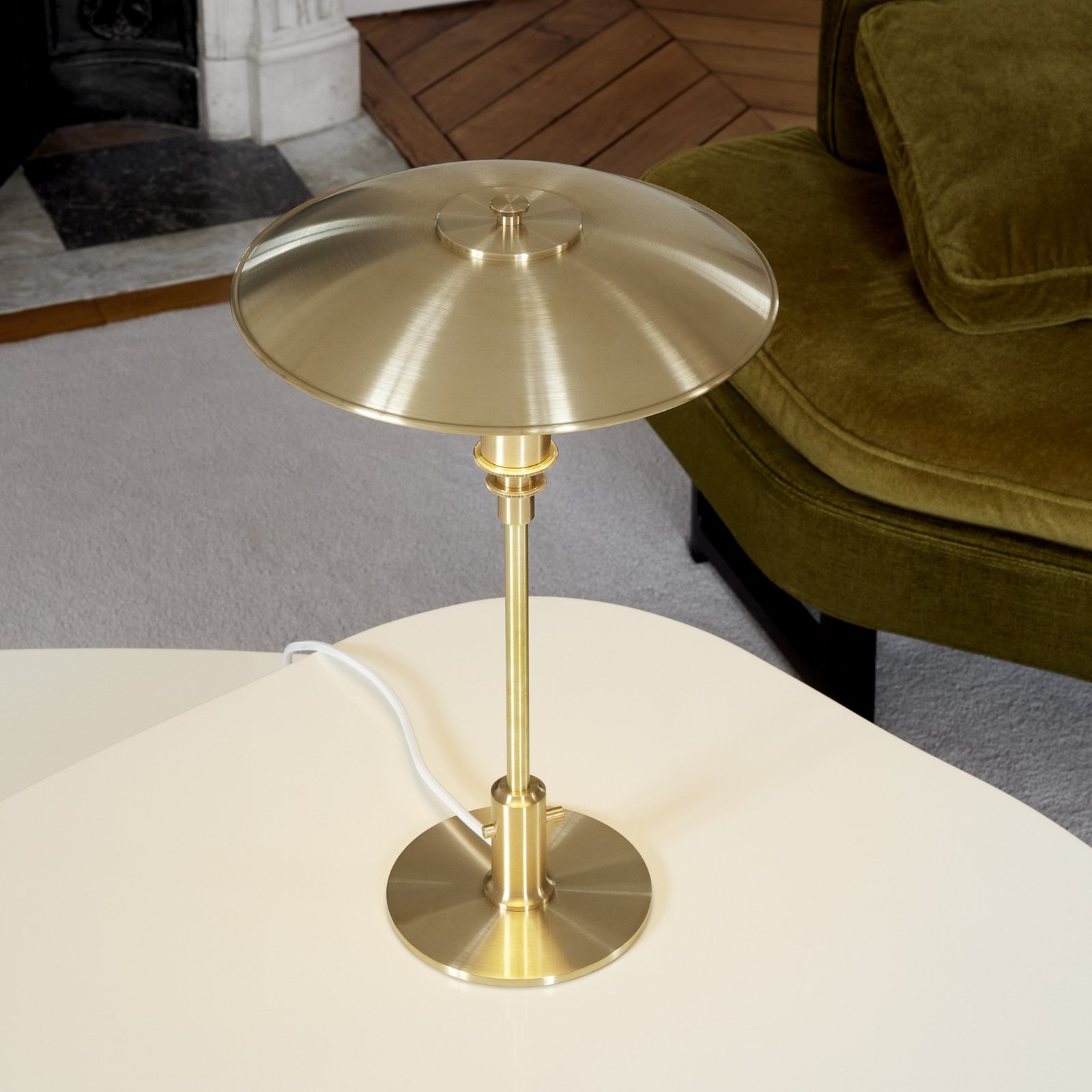PH 3/2 Lampe de Table Limited Edition Brass/Opal - Louis Poulsen