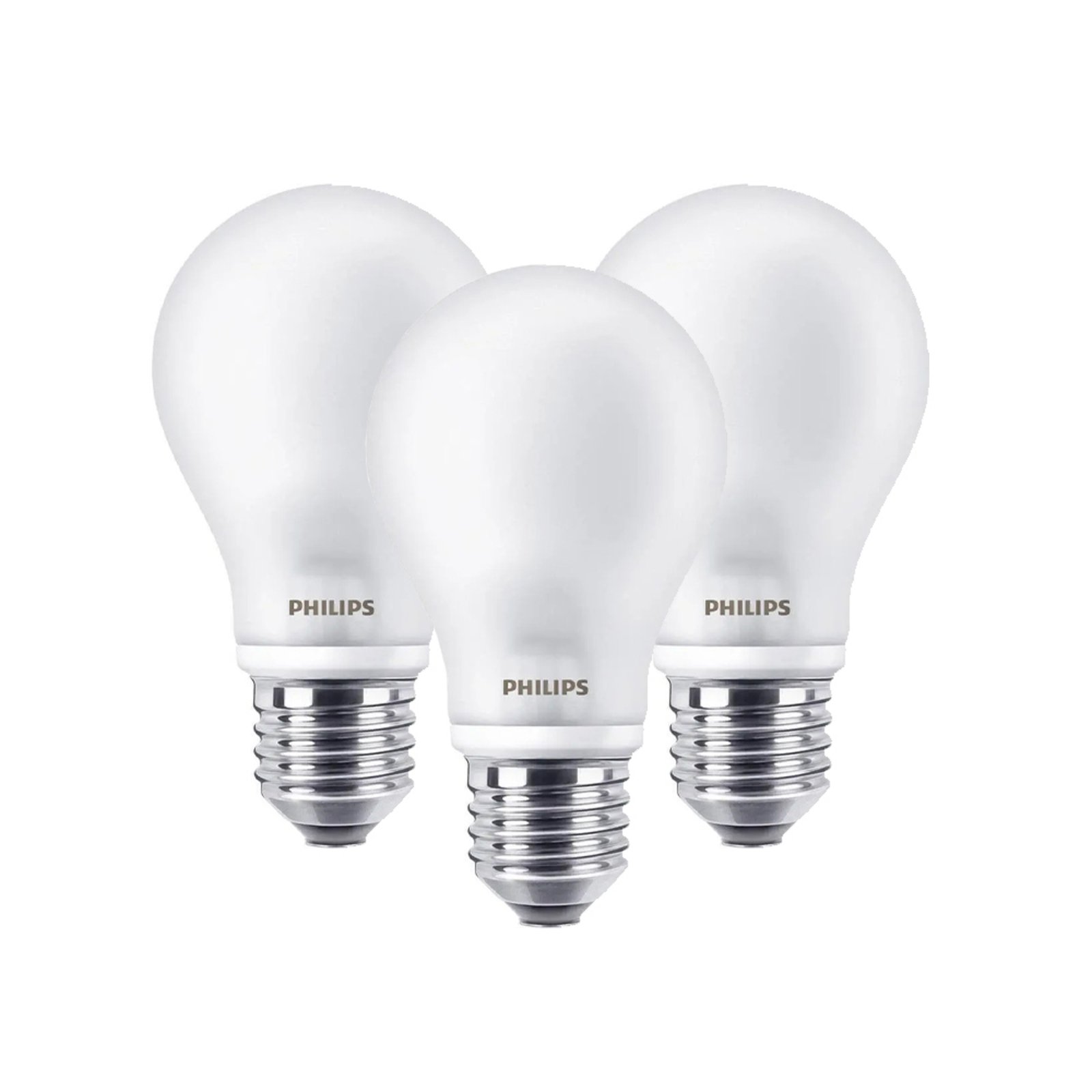 3-pack Bec LED 4,5W E27 - Philips