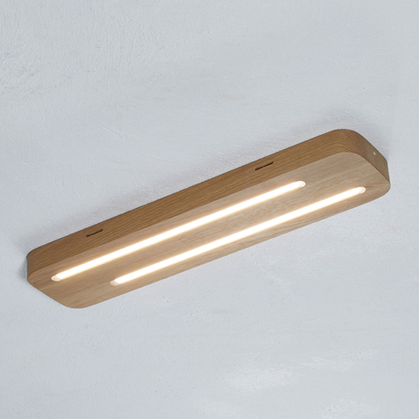 Plafonnier LED Plafond Holz, bois de chêne