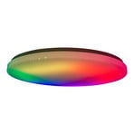 Plafonnier LED Rainbow, dimmable, RGBW, veilleuse