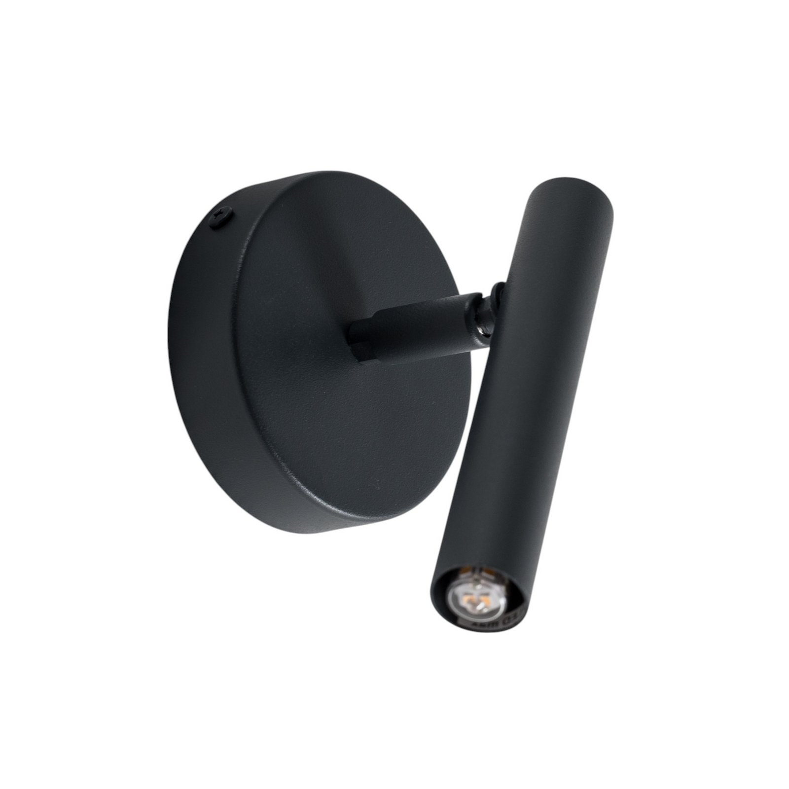 Sopel wall light, anthracite, 1-bulb, steel, height 15 cm