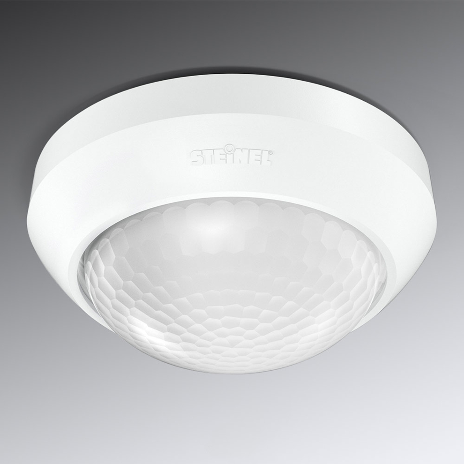 Steinel STEINEL IS 360-3 motion detector in white, for Hallway, plastic, H: 5.7 cm