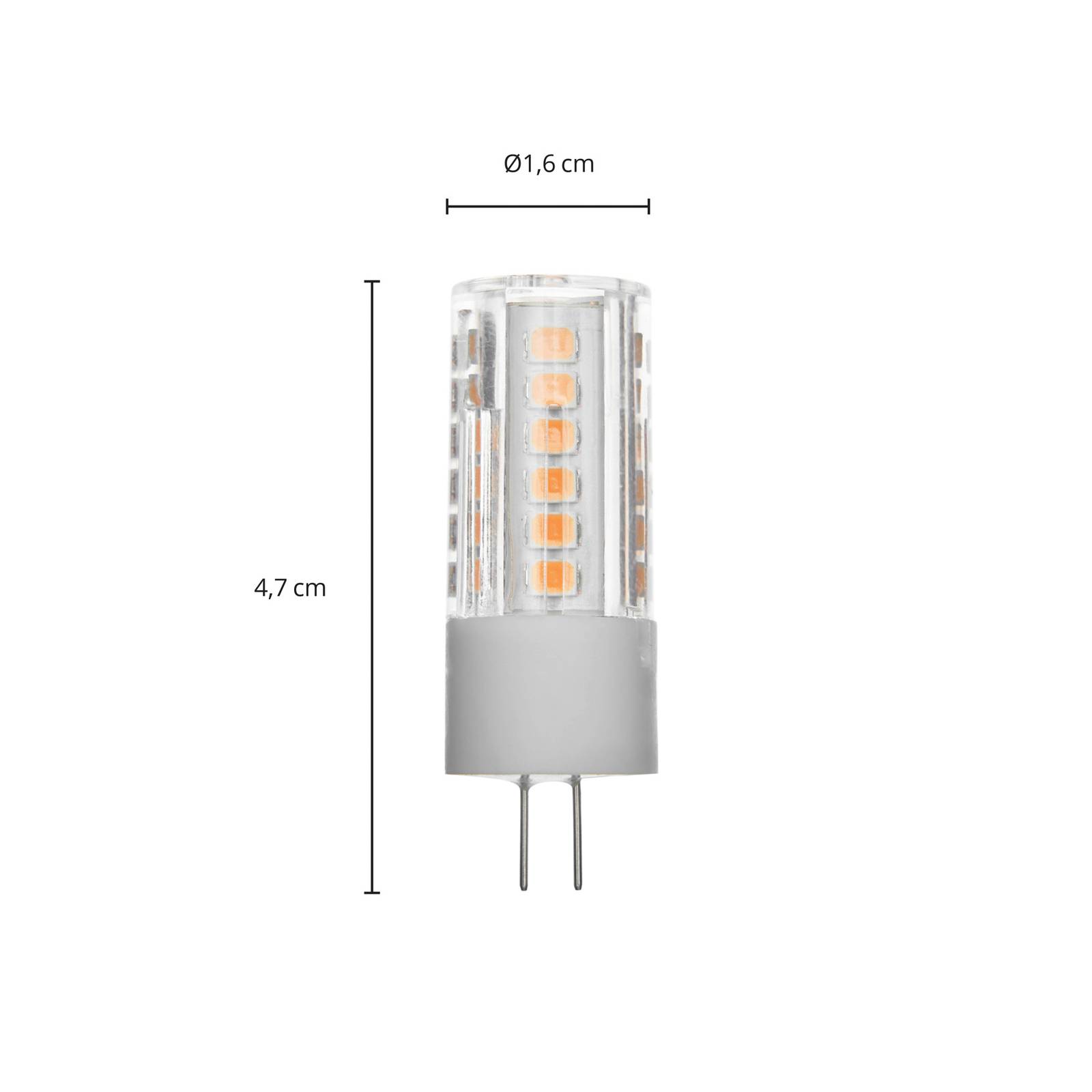 Arcchio 2-kantainen LED-lamppu G4 3,4W 2700K 3 kpl