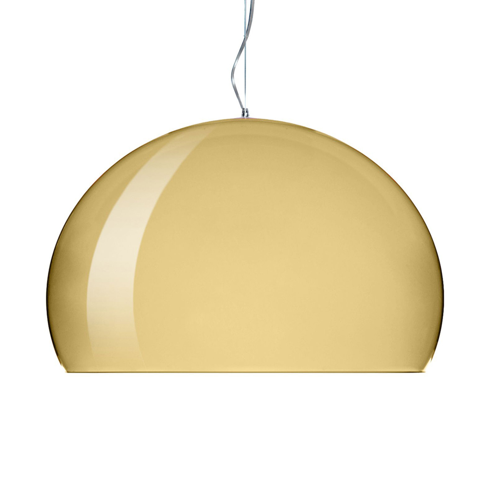 Kartell FL/Y - Candeeiro suspenso LED, ouro brilhante