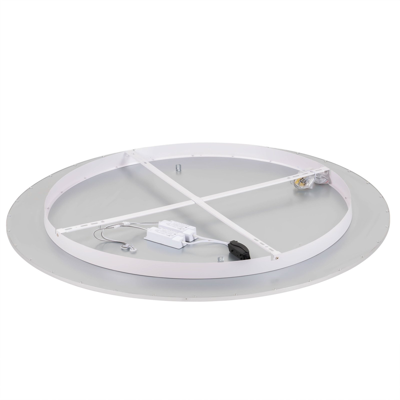 Narima LED Ceiling Lamp 4.000K Ø100 White/Silver - Lindby