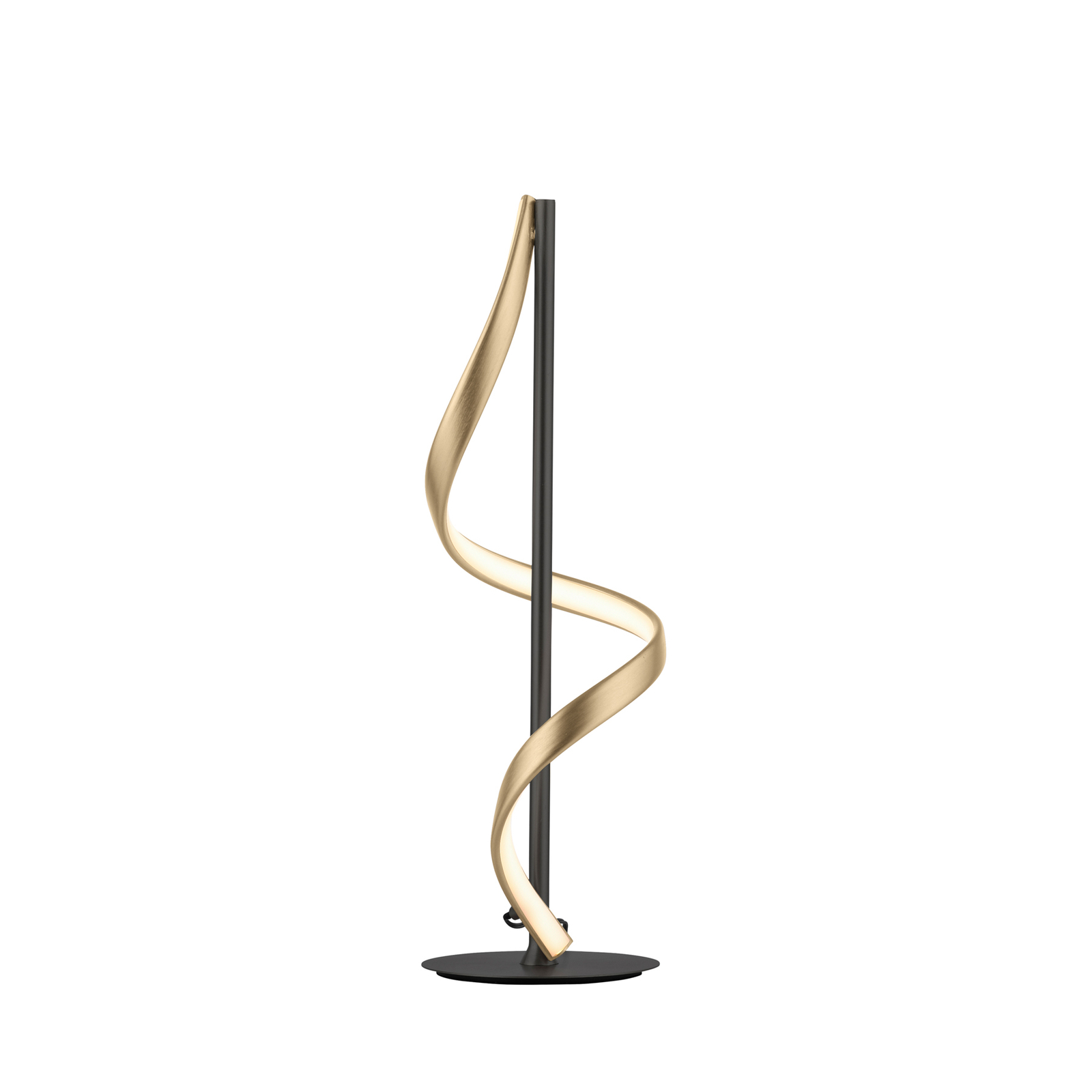 Paul Neuhaus Q-Swing galda lampa, antracīts/masīvkoks