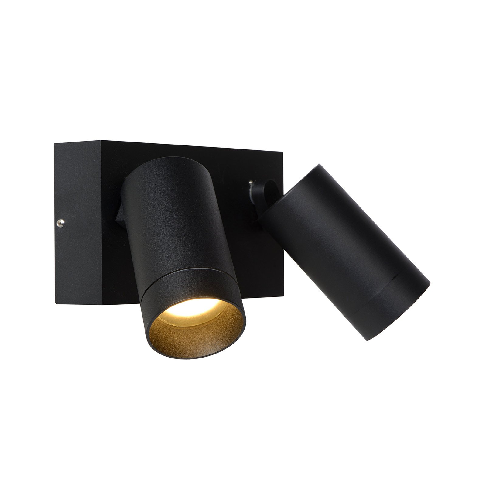 Outdoor wall spotlight Taylor Sensor, 2-bulb black