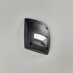 Leti 100 Square-ST LED recessed light black, CCT