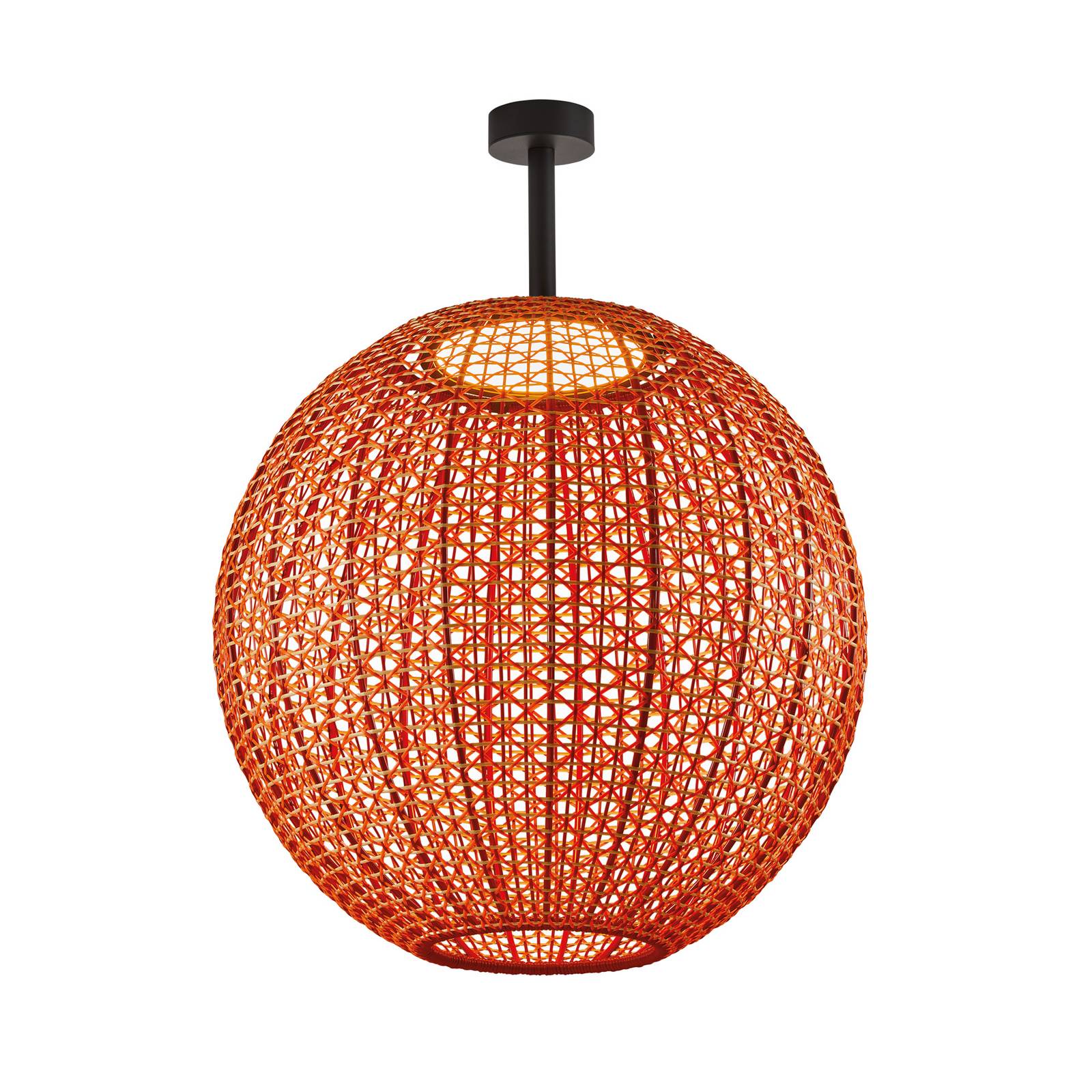 Bover Nans Sphere PF/60 LED udendørs loftlampe rød