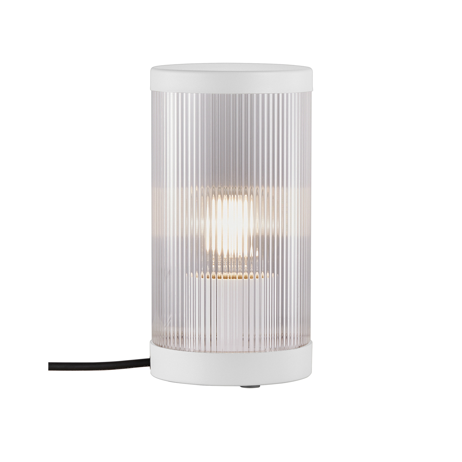 Coupar table lamp for outdoor use, white