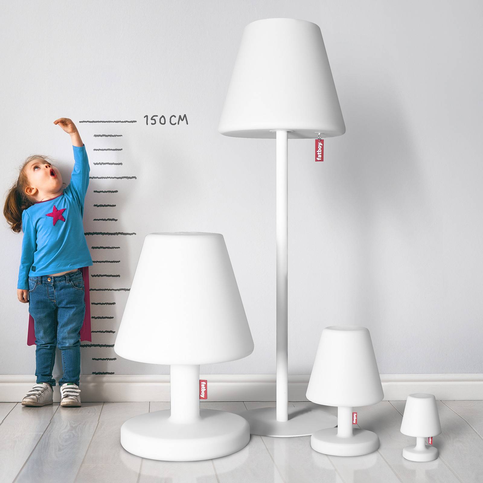 Fatboy lampa stojąca LED Edison the Giant biała