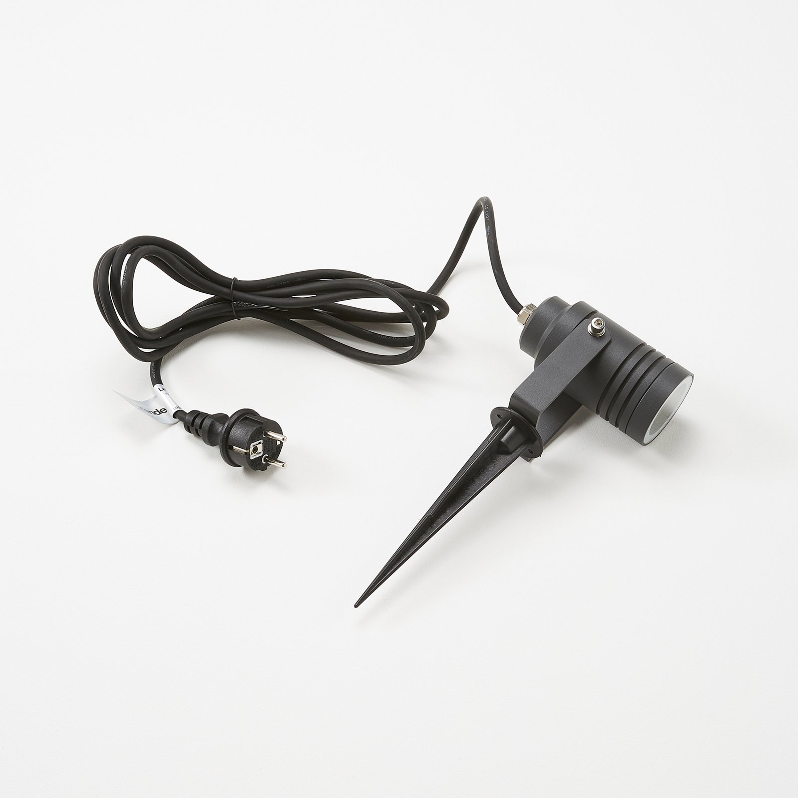 Galina Outdoor Spot w/Spike Dark Grey - Lucande