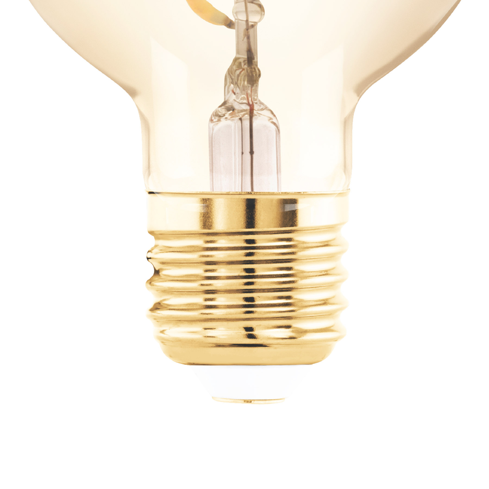 Lampes LED E27 4W G60 2.000K filament ambre à intensité variable