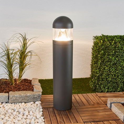 LED-Wegelampe Meva mit hellem Lichtschein, rund