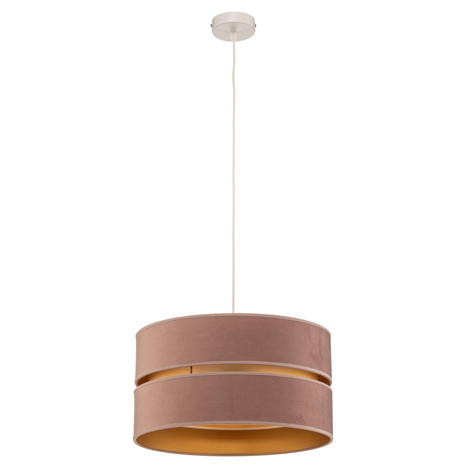 Suspension Golden Duo Ø 40 cm rose clair/doré