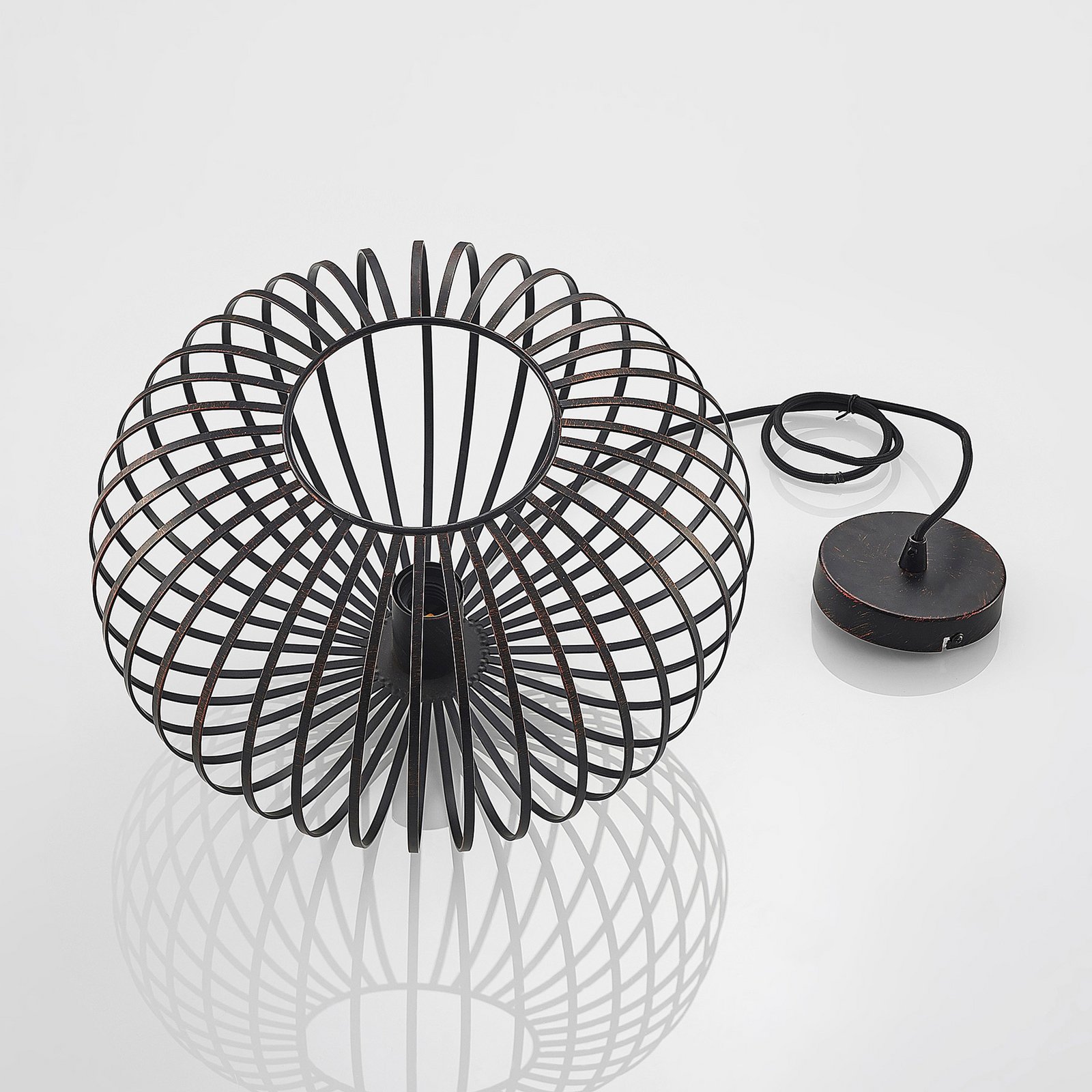 Rosalea Függőlámpa Black/Copper - Lindby