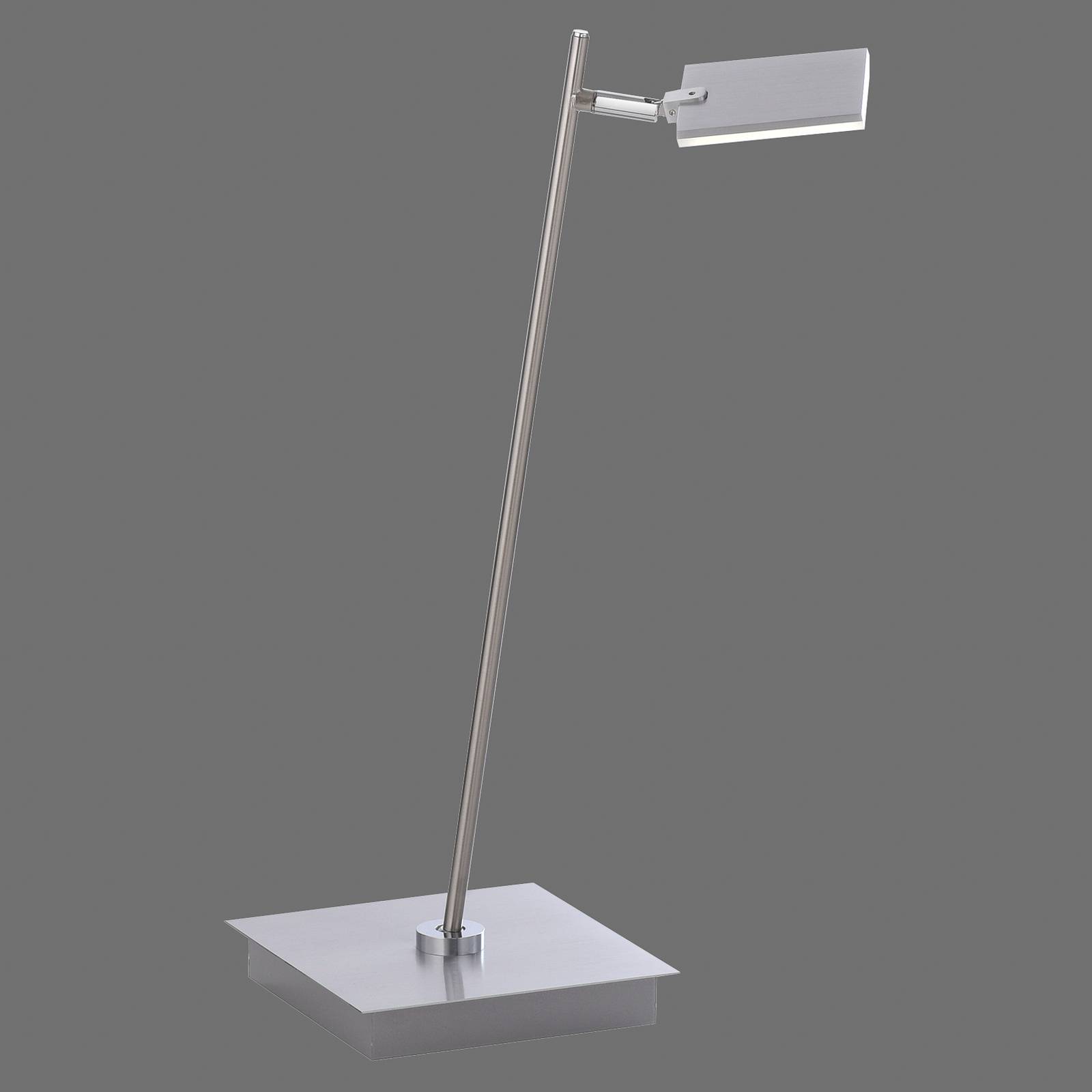 PURE PURE Mira LED stolní lampa, stmívatelná, hliník