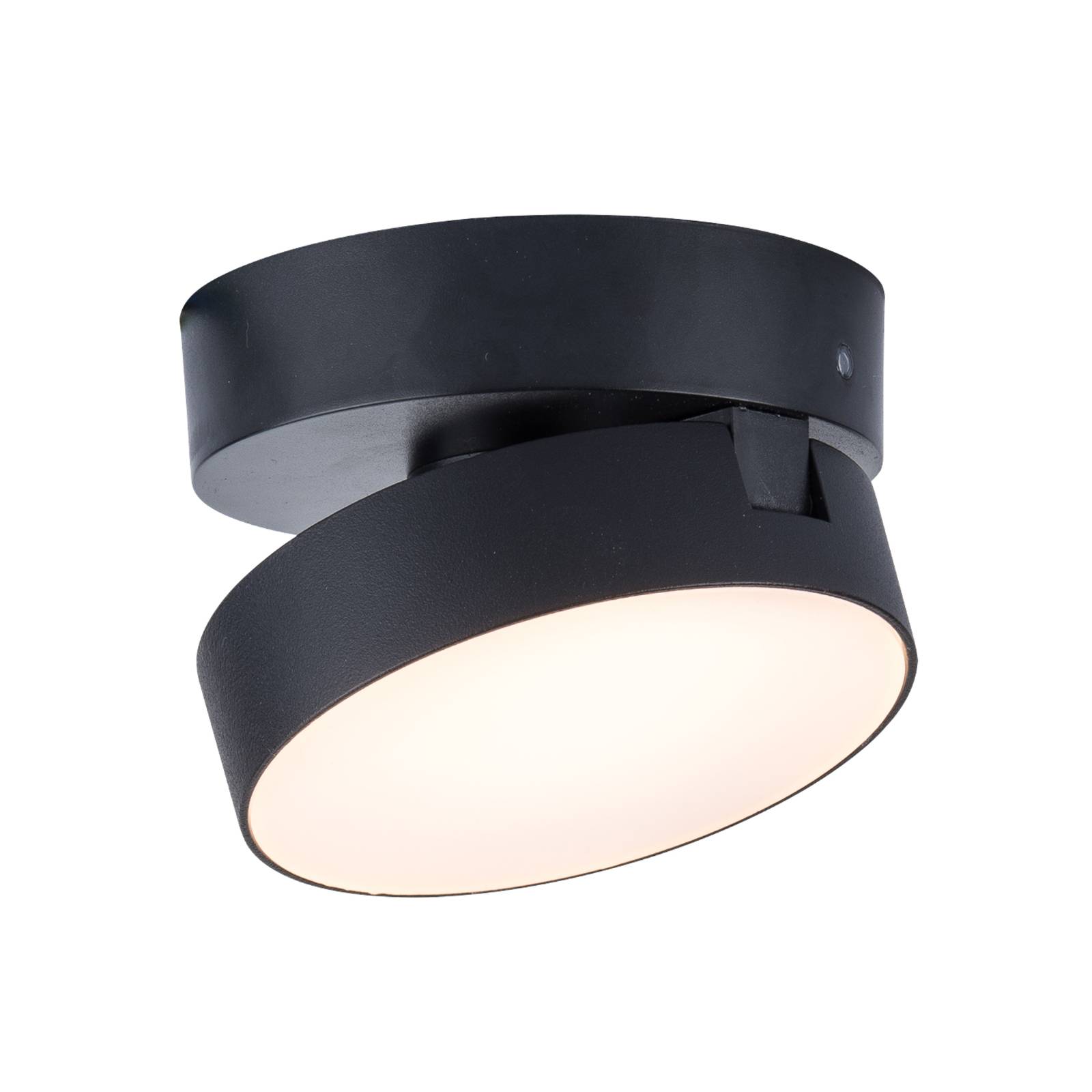 Spot pour plafond LED Stanos CCT 1 lampe noir