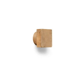 Square Kleiderhaken Large Casted Messing - Ferm Living