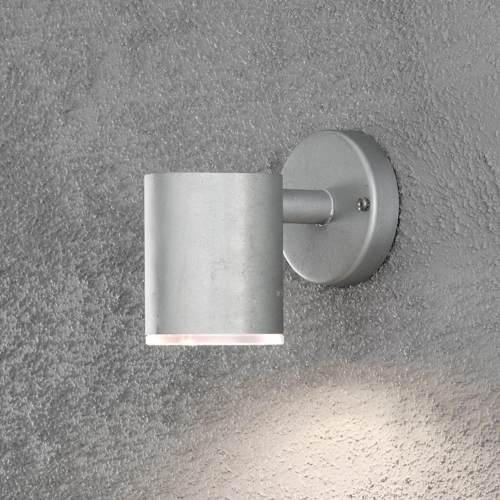 Konstmide Ull LED outdoor wall light, one-bulb, steel, polycarbonate, 8 W, energy efficiency: A+, W: 11.5 cm, H: 15.5 cm