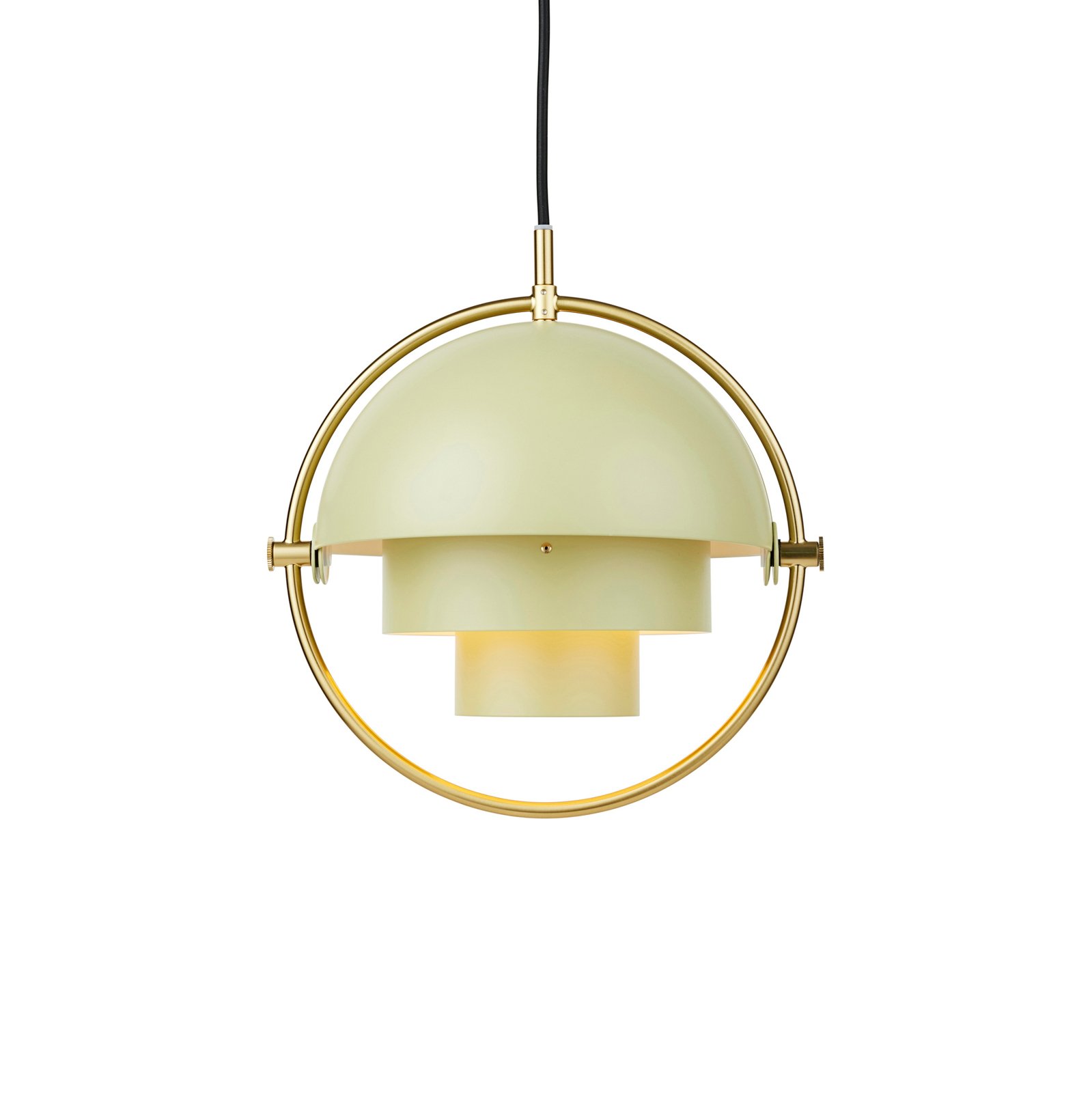 Multi-Lite Pendelleuchte Small Brass/Desert Sage - GUBI