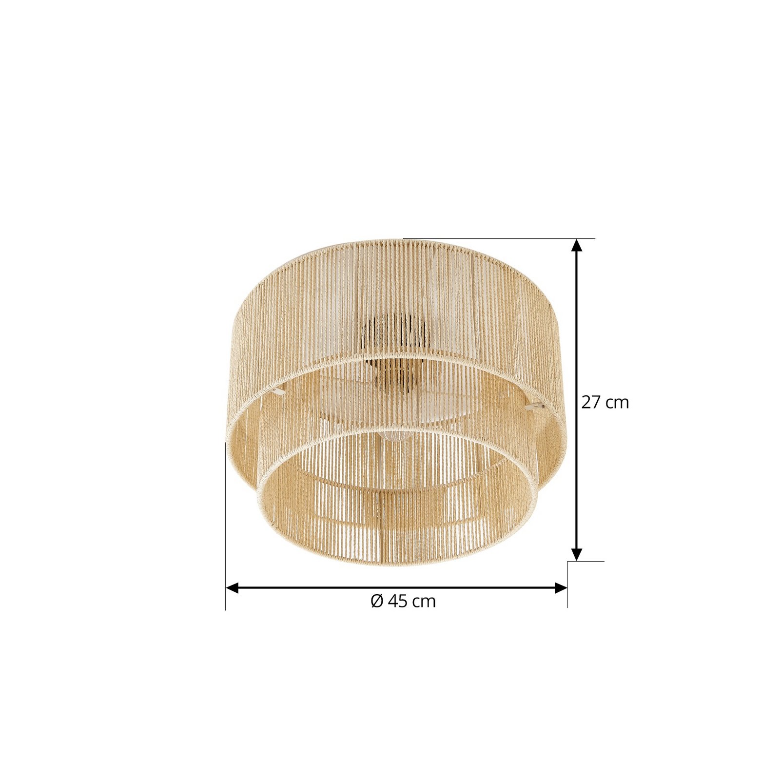 Anuva Plafonnier Nature - Lindby
